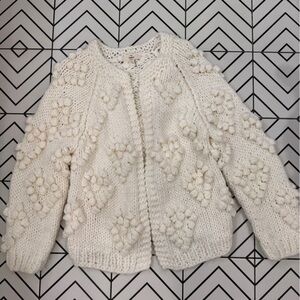Elegant Cream Knit Sweater
